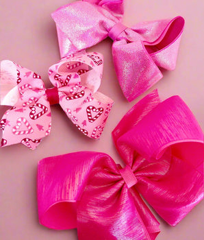 Wee Ones Pink Holiday Bows