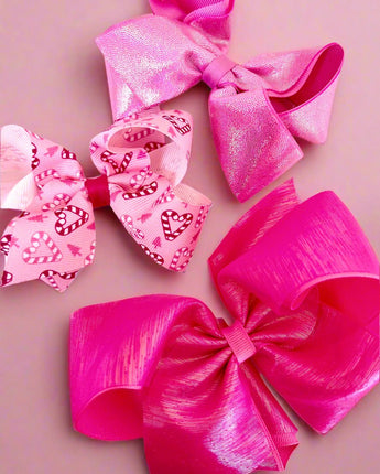 Wee Ones Pink Holiday Bows